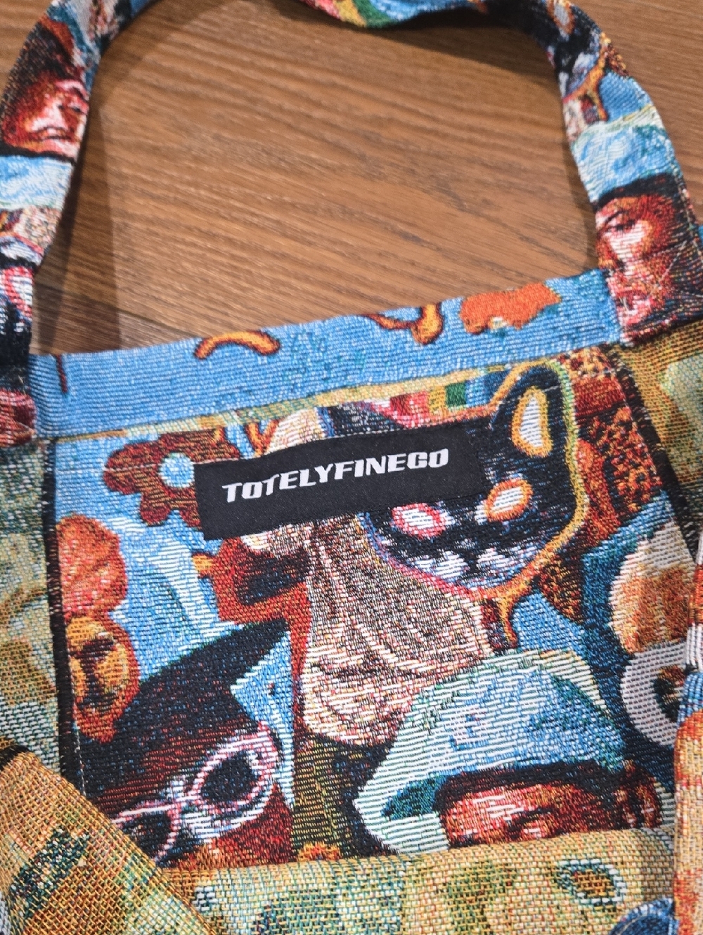 TOTELYFINECO PRINTED TOTE BAG... #7947 - Picture 7 of 7